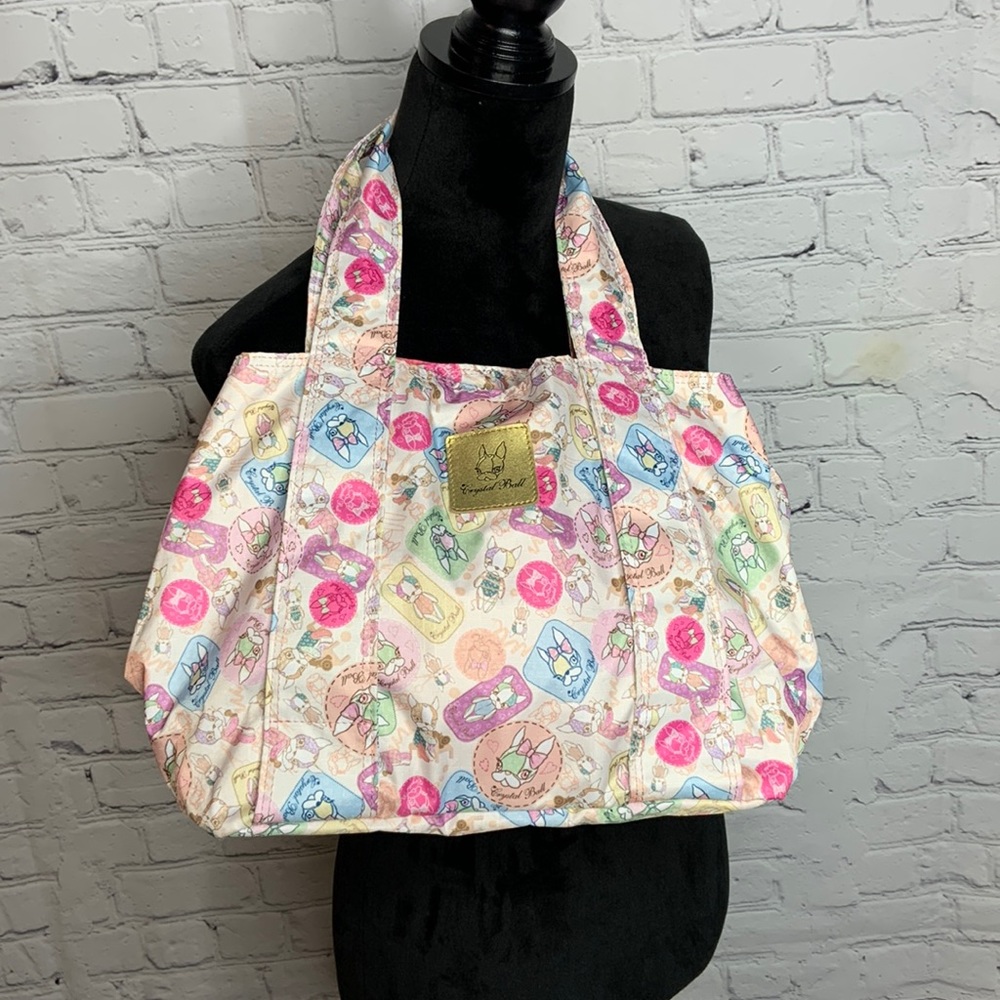 Crystal Ball tote/satchel purse. Three compartments, one zipper.